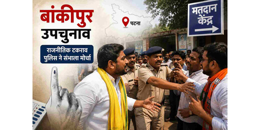 बांकीपुर उपचुनाव : मतदान के दौरान भिड़े भाजपा-जन सुराज समर्थक, पुलिस ने संभाला मोर्चा
